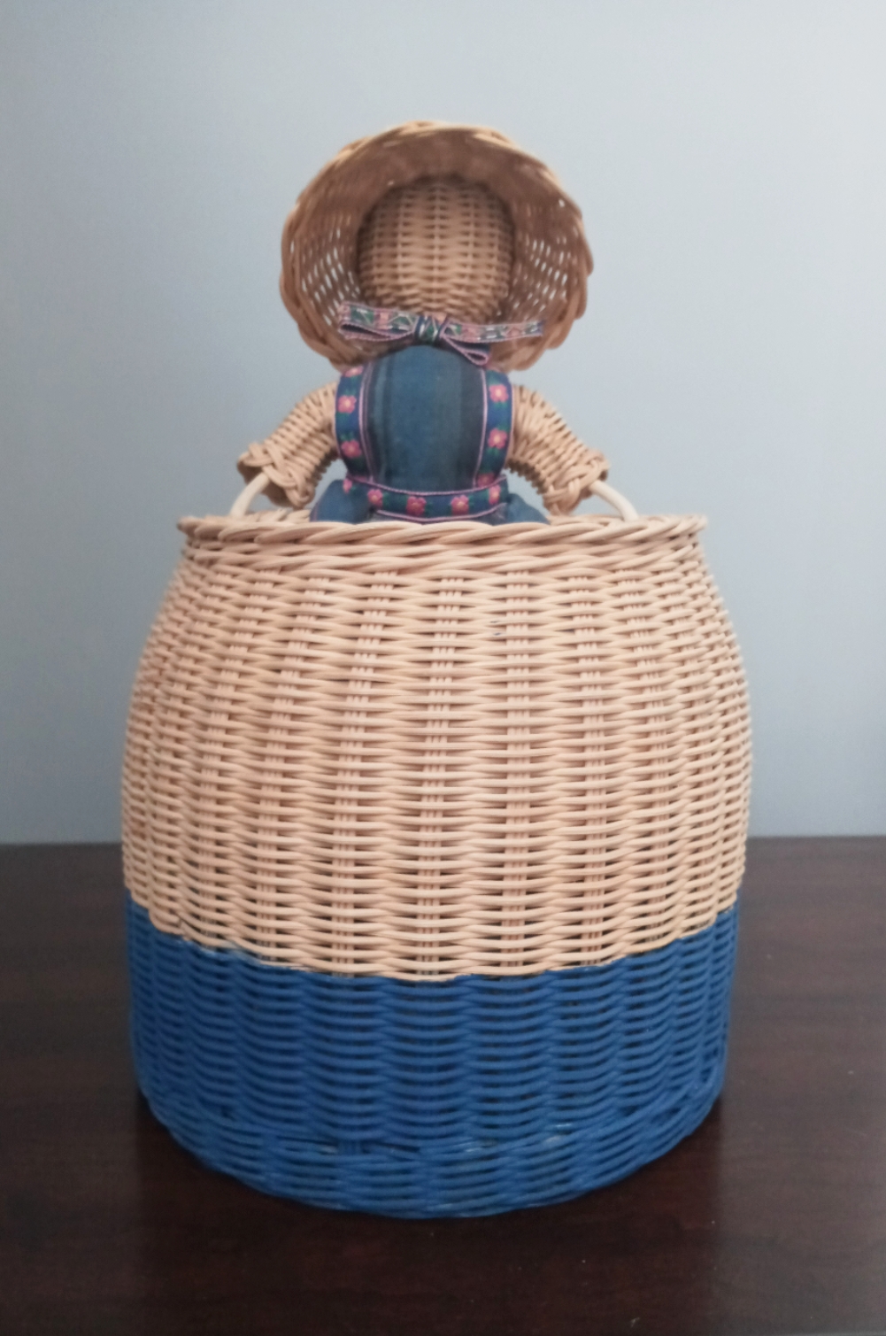 The Girl Wicker Basket