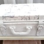 White Suitcase Storage