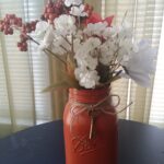 Single 20 oz Mason Jar Vase