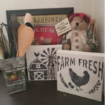 Farmhouse Canvas of Chicken and Farmhouse Barn