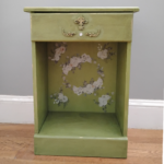 Olive Green End Table