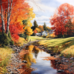 Vermont Autumn 1 Canvas Gallery Wraps