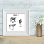 Family Animals Digital Download Printable