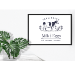 Milk and Eggs Digital Download Printable