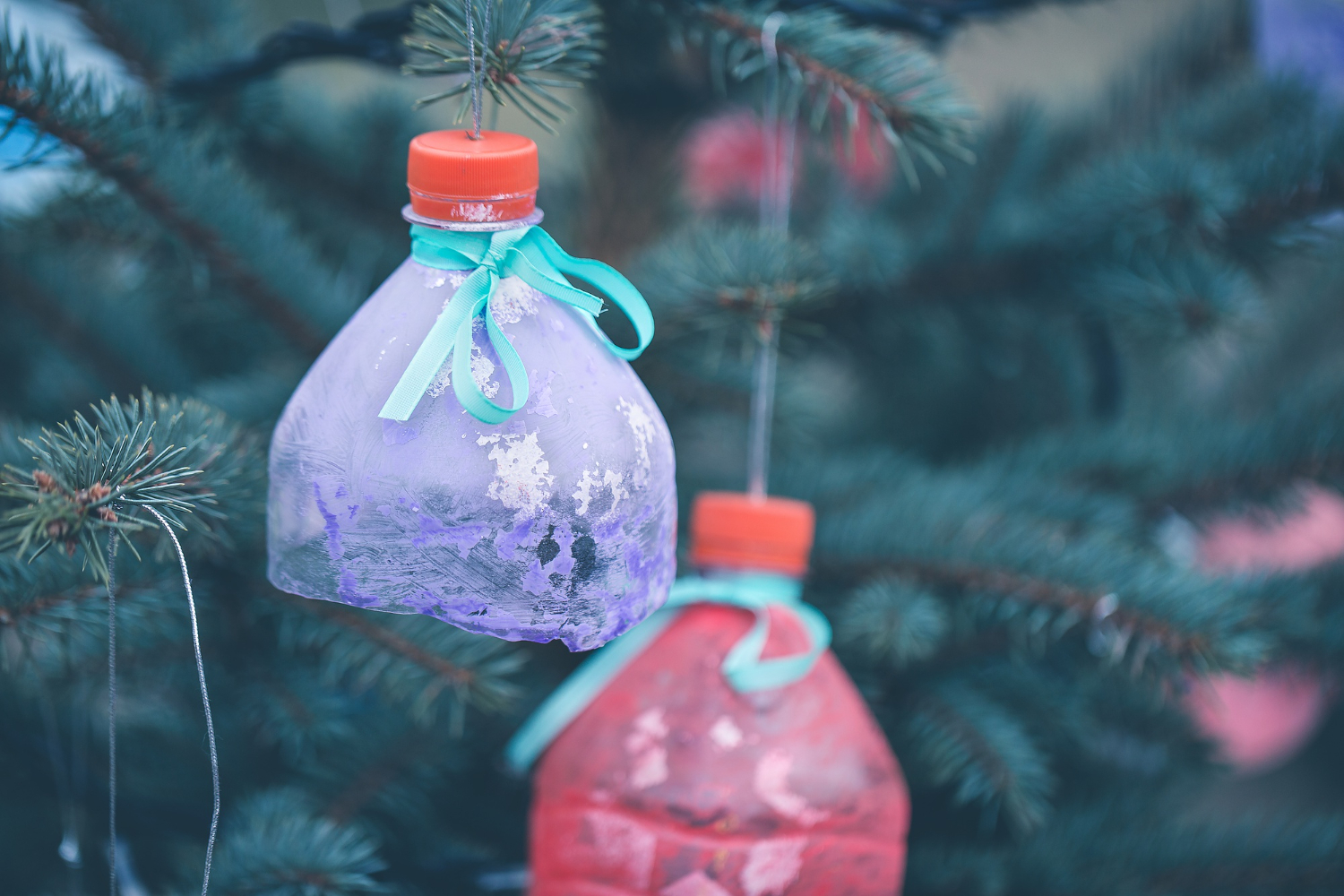 recycled Christmas decoration